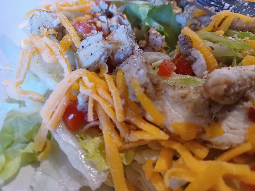 Grilled Chicken Salad Chicken Was Breaded